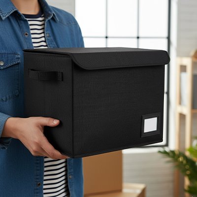 Boite de rangement en tissu | OrganizeHome - Mon Essentiel Maison