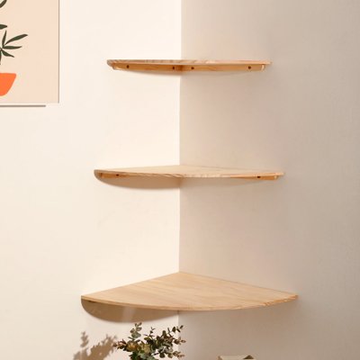 Etagere angle murale | SpaceSmart - Mon Essentiel Maison