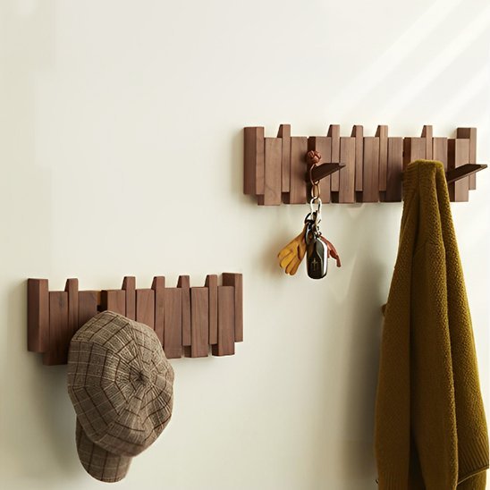 Porte manteau bois | Élégance Naturelle - Mon Essentiel Maison