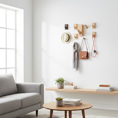 Porte manteau bois | Élégance Naturelle - Mon Essentiel Maison