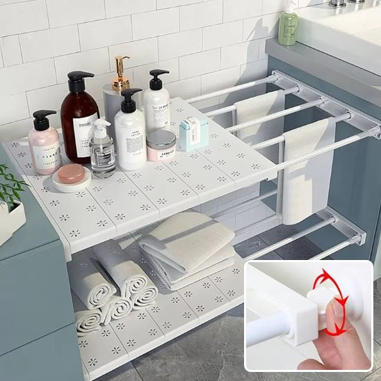 Rangement sous évier | Ajustable - Mon Essentiel Maison